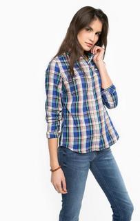 Приталенная рубашка из хлопка в клетку Lee