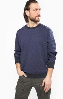 Синий хлопковый свитшот G Star RAW