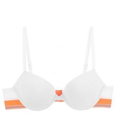 Хлопковый бюстгальтер с эффектом push-up Emporio Armani