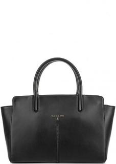 Кожаная сумка через плечо с одним отделом Patrizia Pepe