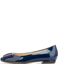 Лаковые балетки с пряжкой Högl