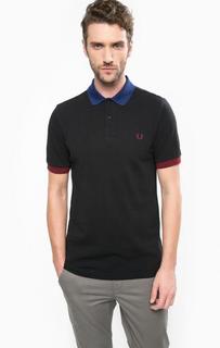 Футболка поло с контрастными вставками Fred Perry