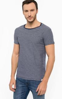 Хлопковая футболка в полоску Lee