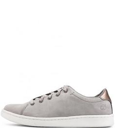 Кеды из нубука с кожаной вставкой Timberland