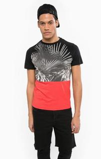 Хлопковая футболка с круглым вырезом Diesel