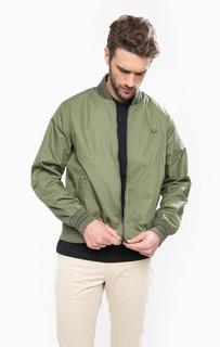 Хлопковая куртка с трикотажными вставками Fred Perry