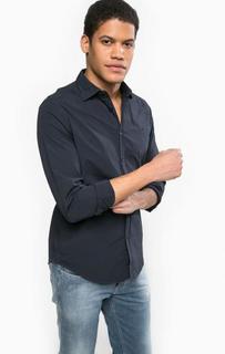 Синяя рубашка из хлопка Gas