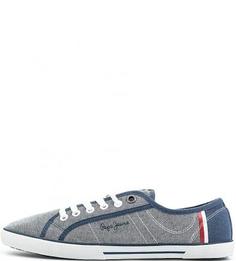 Синие кеды с втачной стелькой Pepe Jeans