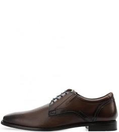 Кожаные коричневые туфли S.Oliver