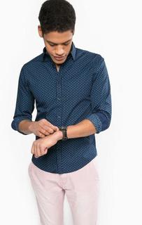 Приталенная рубашка из хлопка Scotch&Soda