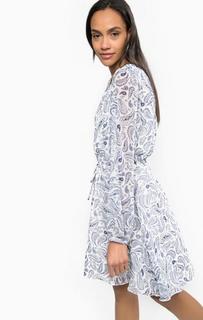 Короткое платье с контрастным принтом Hilfiger Denim