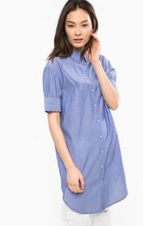 Туника-рубашка из хлопка с короткими рукавами Scotch&Soda