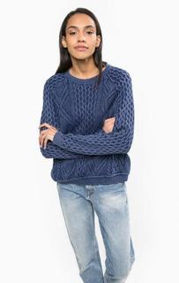 Хлопковый свитер с круглым вырезом Hilfiger Denim