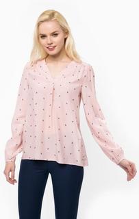 Блуза из вискозы с треугольным вырезом Tommy Hilfiger