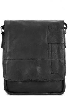 Кожаная сумка с откидным клапаном Strellson