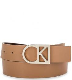 Повседневный кожаный ремень Calvin Klein Jeans