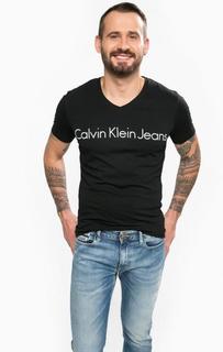 Футбола с треугольным вырезом Calvin Klein Jeans