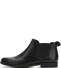 Черные кожаные полусапоги Vagabond