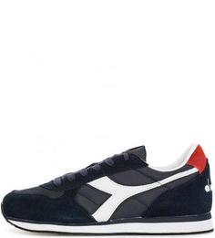 Летние кроссовки синего цвета Diadora