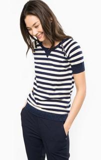 Джемпер из хлопка с короткими рукавами Scotch&Soda