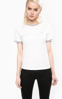 Хлопковая футболка с круглым вырезом Fred Perry