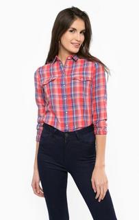 Приталенная рубашка из хлопка в клетку Lee