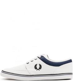 Кеды с контрастными вставками Fred Perry