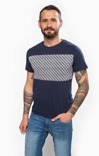 Синяя хлопковая футболка Wrangler