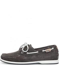 Серые топсайдеры из натуральной замши Wrangler