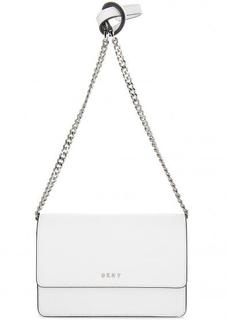 Кожаная сумка с откидным клапаном Dkny