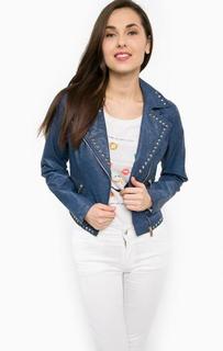 Синяя куртка с металлическим декором Gaudi