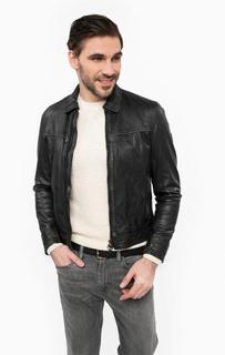 Кожаная куртка на молнии Marc Opolo