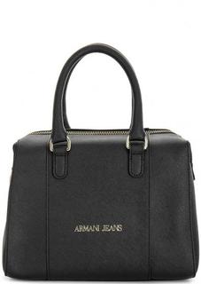 Сумка с короткими ручками и съемным ремнем Armani Jeans