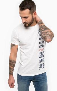 Белая футболка с круглым вырезом Tom Tailor Denim