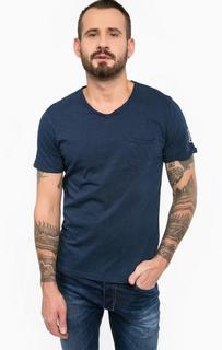 Хлопковая футболка с карманом Gaudi