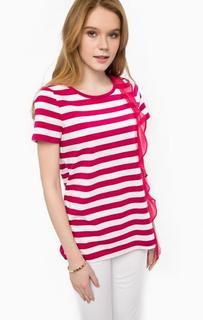 Хлопковая футболка в полоску Liu Jo
