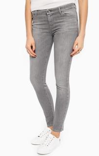 Серые зауженные джинсы Armani Jeans