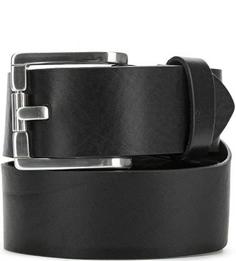 Кожаный ремень с квадратной пряжкой Sergio Belotti