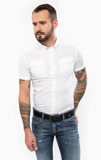 Рубашка из хлопка с накладными карманами Diesel