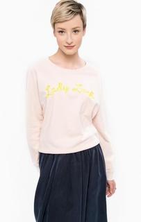 Хлопковый свитшот с вышивкой Scotch&Soda