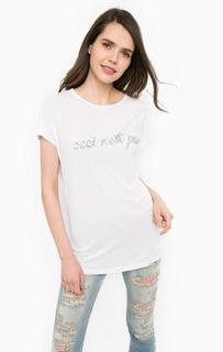 Футболка из вискозы с вырезом на спине Silvian Heach