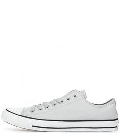 Серые текстильные кеды Converse