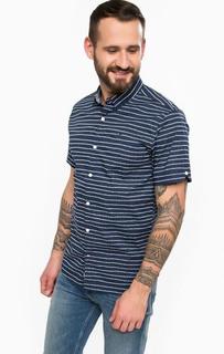 Рубашка из хлопка с короткими рукавами Hilfiger Denim