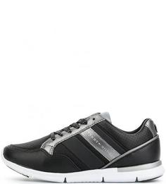 Черные текстильные кроссовки Tommy Hilfiger