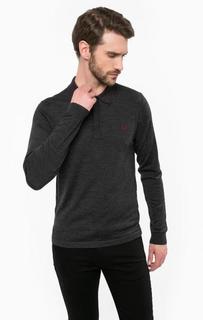 Шерстяной джемпер с отложным воротником Fred Perry
