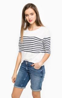 Футболка из хлопка в полоску Hilfiger Denim