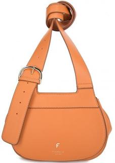 Оранжевая сумка с откидным клапаном Fiorelli