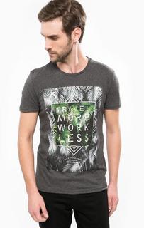 Серая футболка с круглым вырезом Mavi