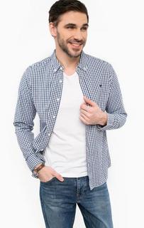 Рубашка из хлопка в клетку Mustang