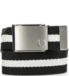 Текстильный ремень в полоску Fred Perry